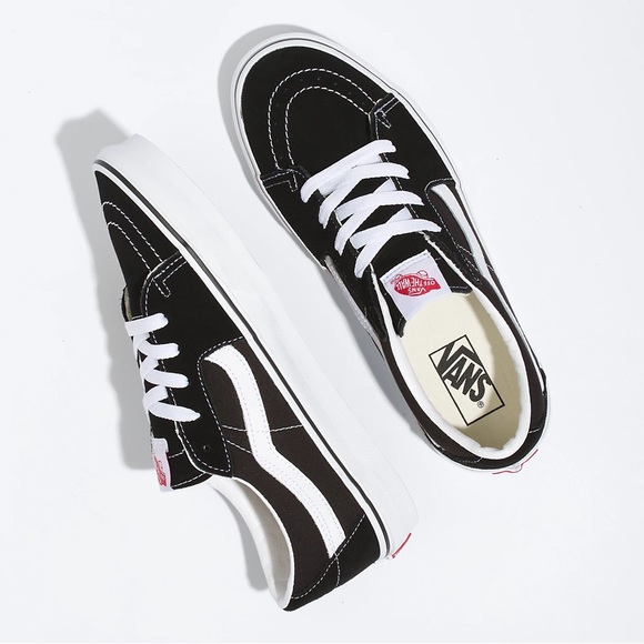 Vans Old Skool Shoes - Black/White - M8.5/W10 - Picture 5 of 6